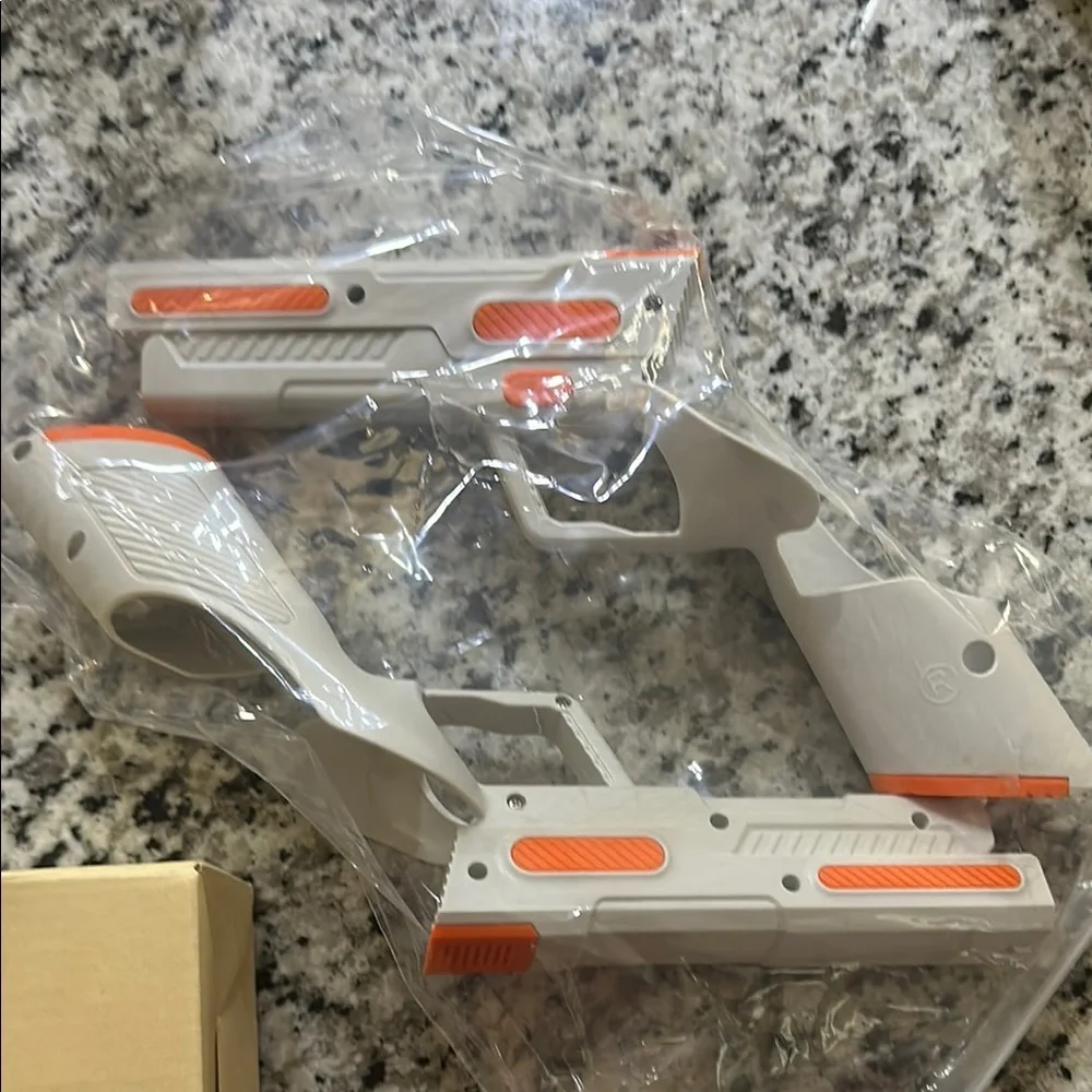VR Controller Grips - Gray and Orange